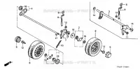 REAR WHEEL (HRA214)  LAWN MOWERS honda-gardening HRA HRA214 F91