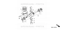 CRANKSHAFT   PISTON for Honda WA20