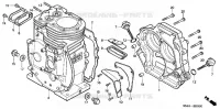 CYLINDER BODY / CRANKCASE HOUSING for Honda WA20
