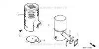 EXHAUST MUFFLER for Honda WA20