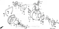 HOUSING / MOBILE WHEEL for Honda WA20