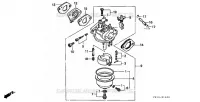CARBURETOR  LAWN MOWERS honda-gardening HRB HRB215 E14