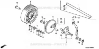 REAR WHEEL  LAWN MOWERS honda-gardening HRR HRR216 F9
