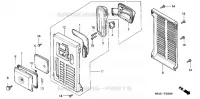 SIDE COVER (E300K3/ED250K3) for Honda E300K3