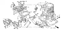 CYLINDER HEAD / CYLINDER BODY for Honda E3500K2