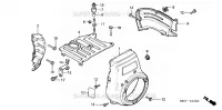 FAN DUCT / SIDE PANEL for Honda E3500K2