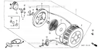 RECOIL STARTER for Honda E3500K2