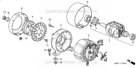 ROTOR / STATOR / PULLEY for Honda E3500K2